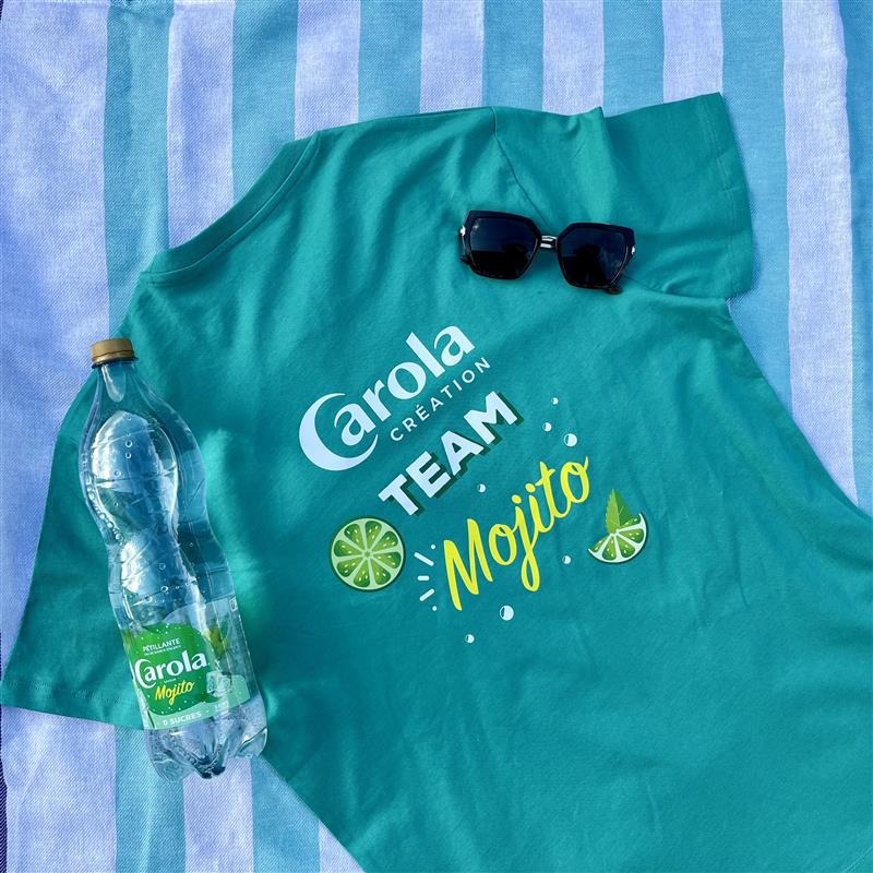 T-shirt Carola Création "Team Mojito"