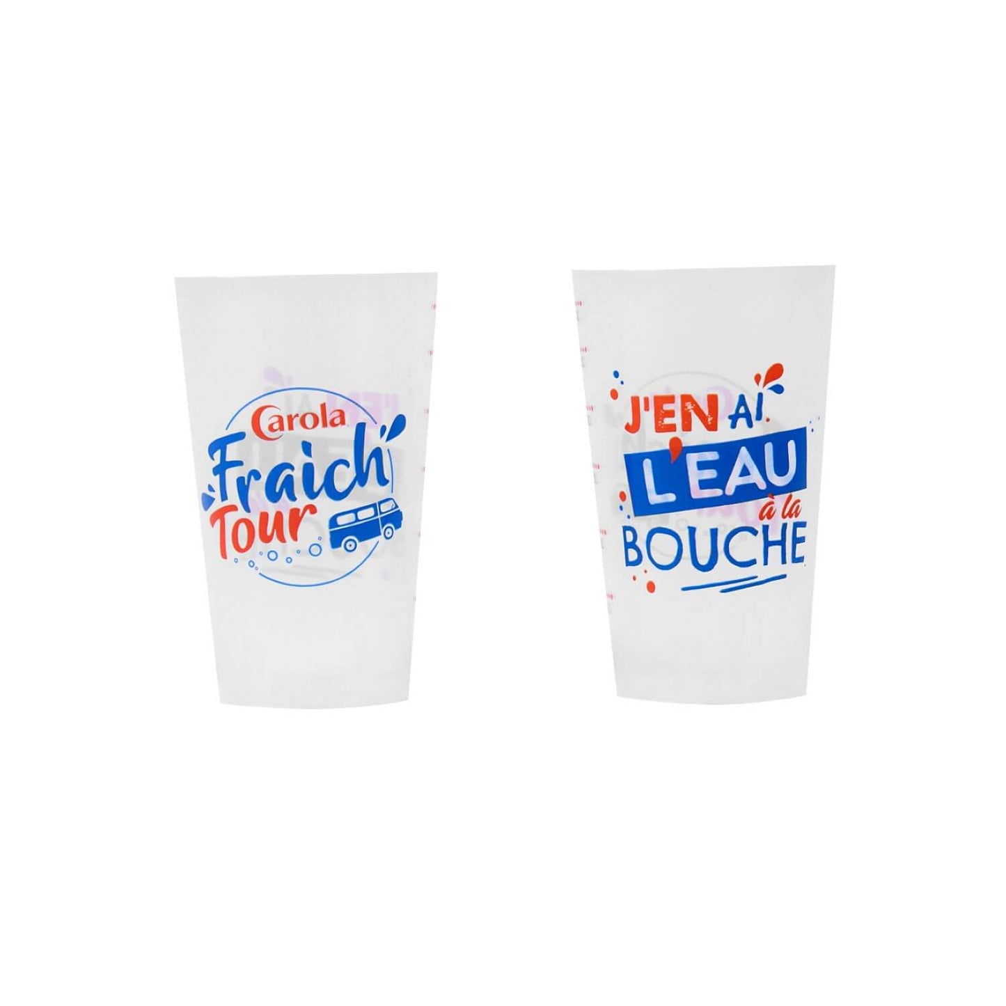 Gobelets éco-cup CAROLA - Lot de 500 (retrait uniquement sur place à Ribeauvillé)