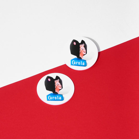 Sous-verre CAROLA collection "Vintage" - Lot de 2