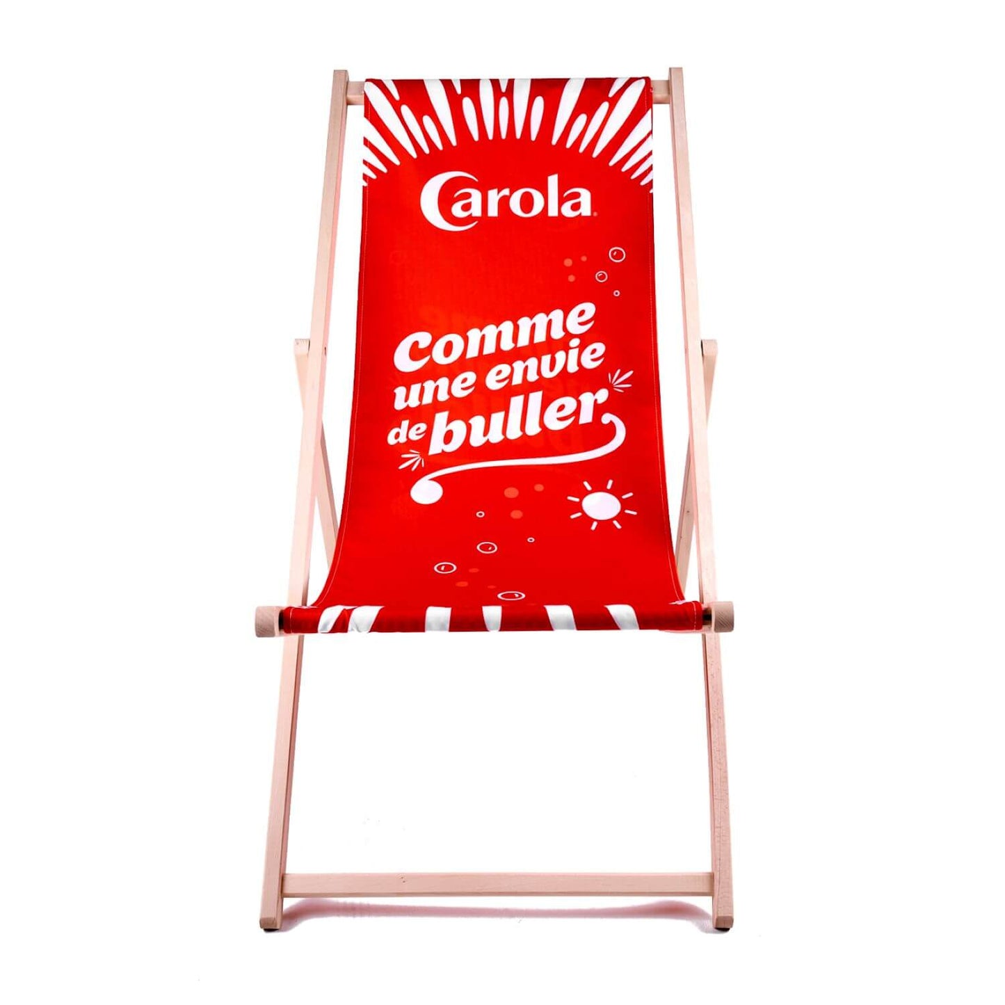 Transats CAROLA - Lot de 2 (retrait uniquement sur place à Ribeauvillé)