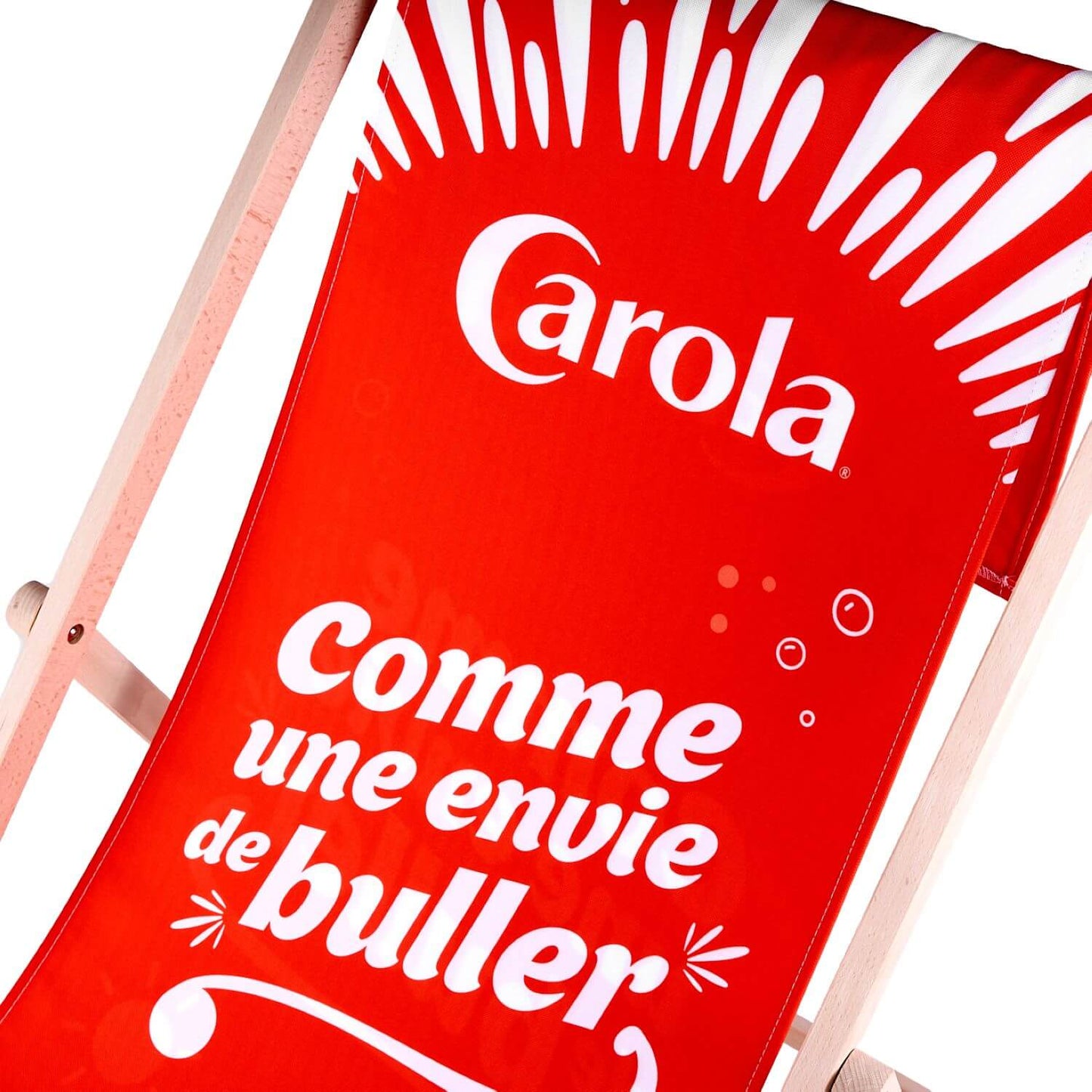 Transats CAROLA - Lot de 2 (retrait uniquement sur place à Ribeauvillé)
