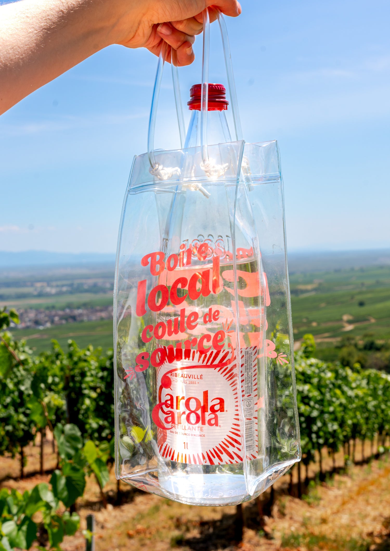 Sac rafraichissant pour bouteille Carola