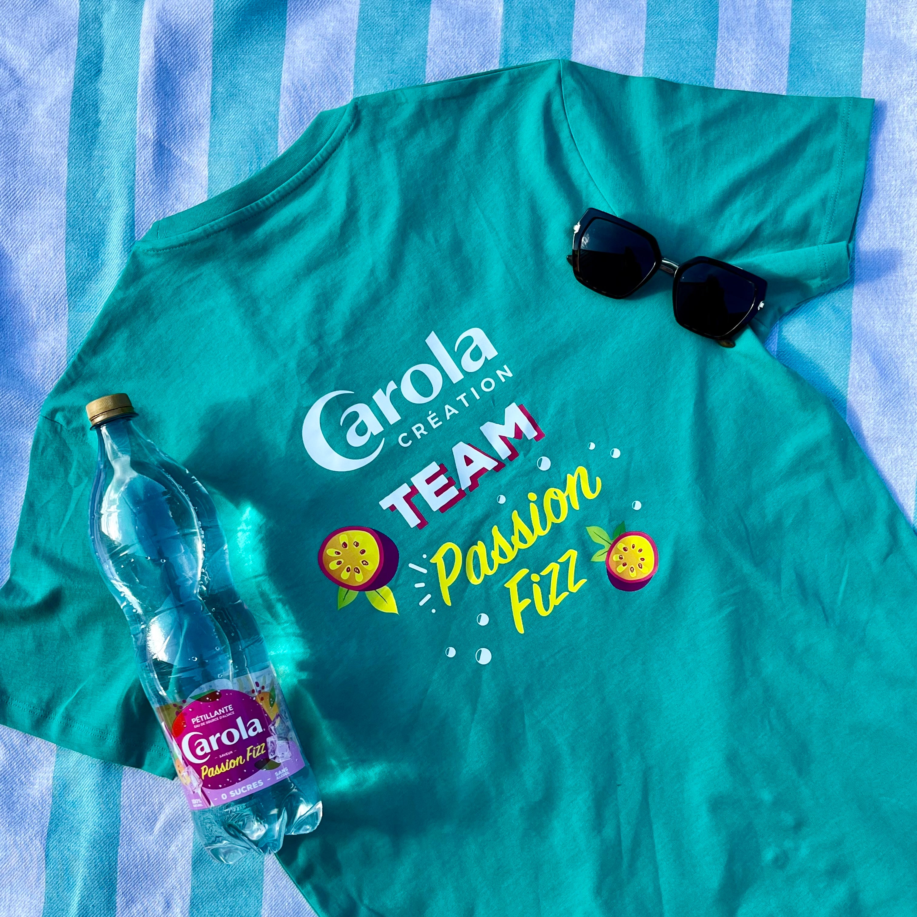 T-shirt Carola Création "Team Passion Fizz"