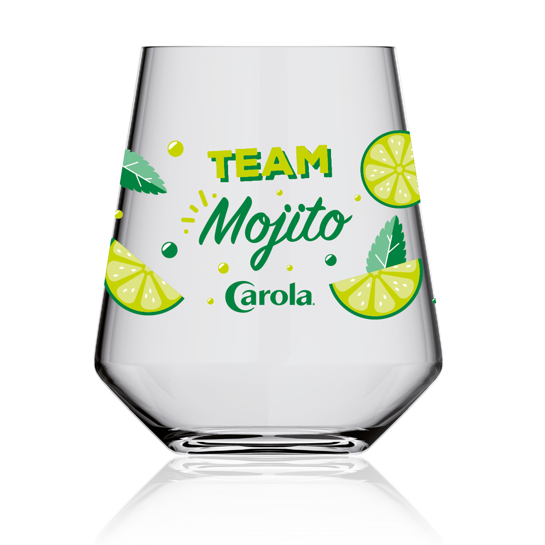 Verre CAROLA "Team Mojito" - Lot de 2