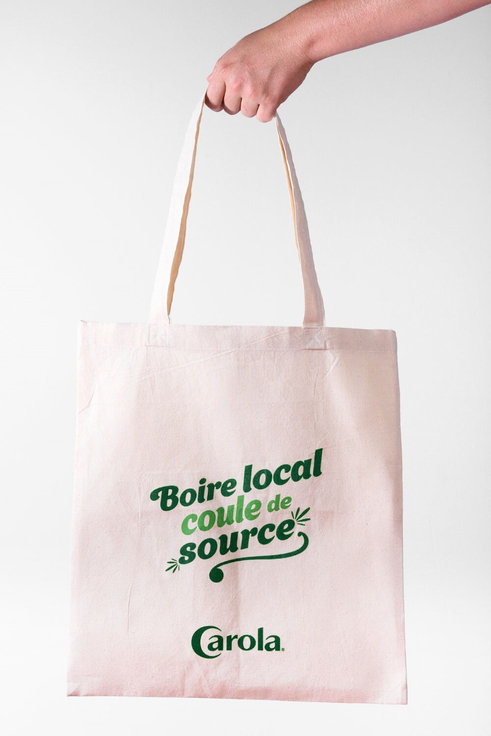 Sac tissu Carola modèle "Boire local"